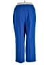 Le Suit Solid Blue Casual Pants Size 18 - photo 2