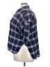 Old Navy 100% Cotton Plaid Blue 3/4 Sleeve Button-Down Shirt Size XXL - photo 5