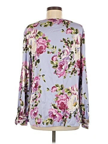 JM Collection Long Sleeve Blouse (view 2)