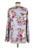 JM Collection Purple Long Sleeve Blouse Size M - photo 2