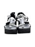 Wild Pair Silver Sandals Size 8 1/2 - photo 2