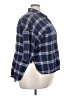 Old Navy 100% Cotton Plaid Blue 3/4 Sleeve Button-Down Shirt Size XXL - photo 4