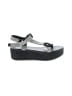 Wild Pair Silver Sandals Size 8 1/2 - photo 1