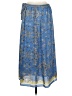 Max Studio 100% Polyester Paisley Blue Casual Skirt Size M - photo 2