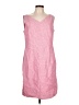 Talbots 100% Polyester Pink Casual Dress Size 12 - photo 1