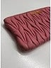Miu Miu Pink Matelasse Leather Wallet One size - photo 7