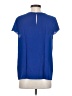Gibson Blue Short Sleeve Blouse Size S - photo 2
