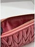 Miu Miu Pink Matelasse Leather Wallet One size - photo 6