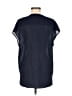 J.Crew 100% Polyester Blue Short Sleeve Blouse Size 8 (tall) - photo 2