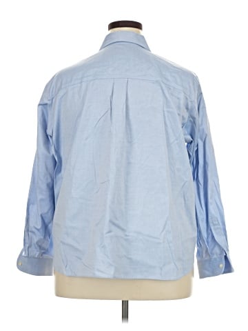 Liz Claiborne 3/4 Sleeve Button-Down Shirt (view 2)