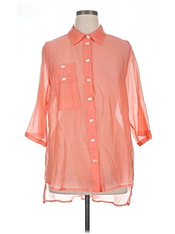 I.C. By Connie K 3/4 Sleeve Button-Down Shirt (view 1)