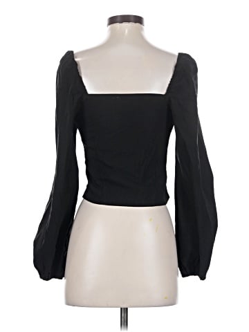 Topshop Long Sleeve Blouse (view 2)