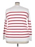 Caslon Stripes White Pullover Sweater Size XXL - photo 2