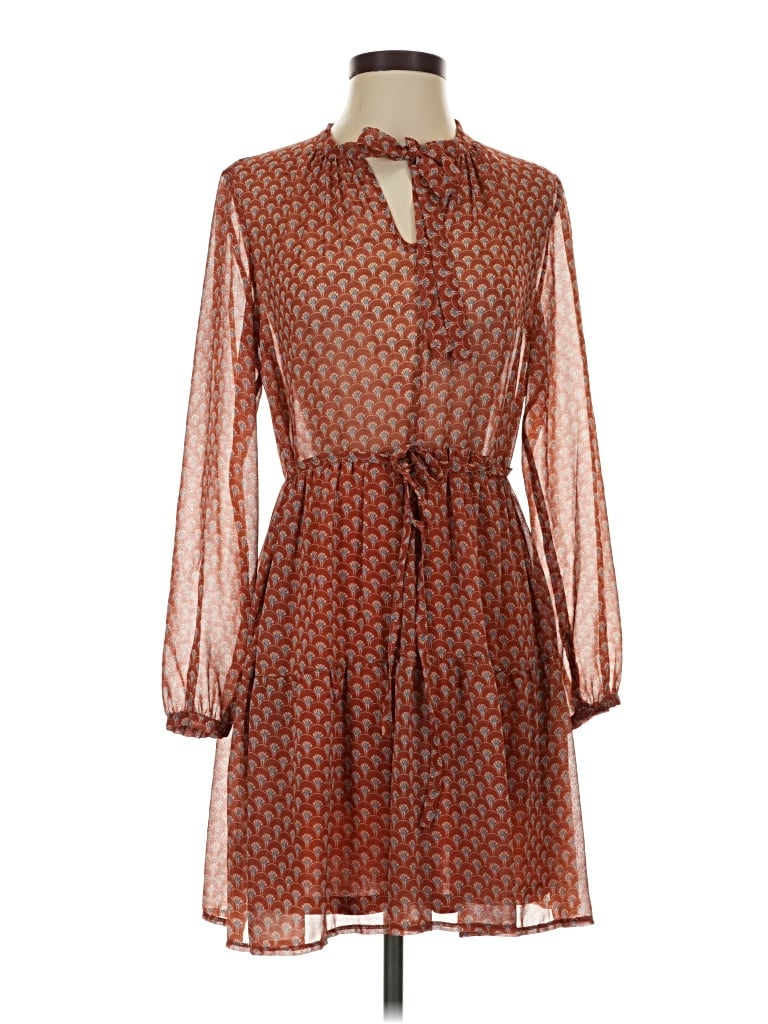 Pre-owned Piko Casual Dress In Brown