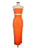 Akira Orange Cocktail Dress Size M - photo 1