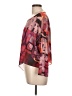 Shana 100% Polyester Burgundy 3/4 Sleeve Blouse Size L - photo 5