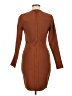 Akira Solid Brown Casual Dress Size M - photo 2