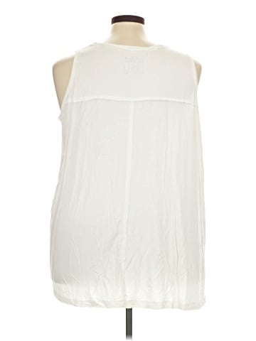 Peace Love World Sleeveless T-Shirt (view 2)