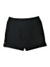 lucy Solid Black Shorts Size L - photo 2