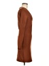 Akira Solid Brown Casual Dress Size M - photo 4