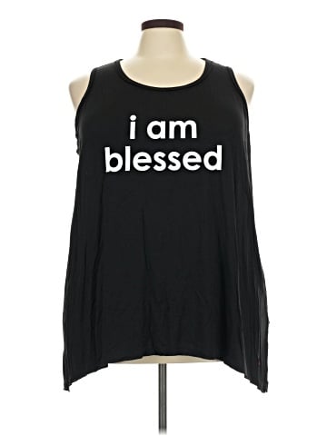 Peace Love World Sleeveless T-Shirt (view 1)