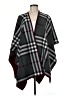 Woolrich 100% Polyester Burgundy Poncho One size - photo 1