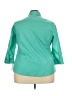 Foxcroft Teal 3/4 Sleeve Button-Down Shirt Size 18 - photo 2