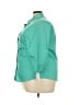 Foxcroft Teal 3/4 Sleeve Button-Down Shirt Size 18 - photo 5
