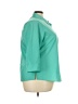 Foxcroft Teal 3/4 Sleeve Button-Down Shirt Size 18 - photo 4
