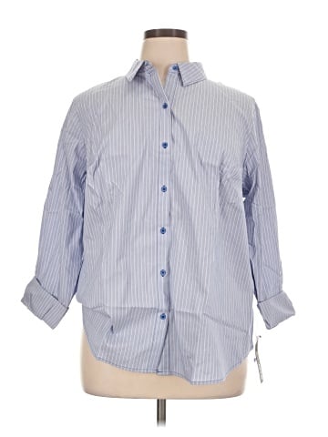 Apt. 9 3/4 Sleeve Button-Down Shirt (view 1)