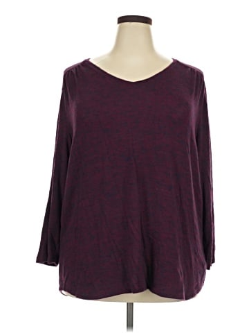 Liz Claiborne 3/4 Sleeve T-Shirt (view 1)