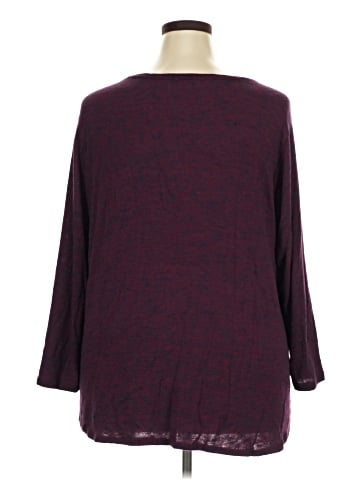 Liz Claiborne 3/4 Sleeve T-Shirt (view 2)