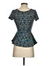 Bongo Teal Short Sleeve Top Size S - photo 2