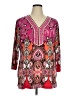 JM Collection Pink 3/4 Sleeve Blouse Size XL - photo 1