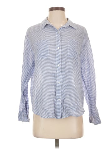 Elizabeth and James Long Sleeve Button-Down Shirt (view 1)