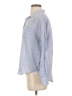 Elizabeth and James Stripes Blue Long Sleeve Button-Down Shirt Size S - photo 5