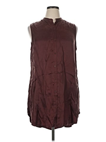Eileen Fisher Sleeveless Button-Down Shirt (view 1)