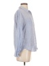 Elizabeth and James Stripes Blue Long Sleeve Button-Down Shirt Size S - photo 4