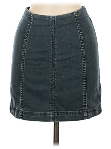 Free People Denim Skirt (view 1)