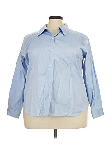 Liz Claiborne Long Sleeve Button-Down Shirt (view 1)