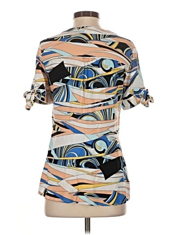 Listicle Short Sleeve Blouse (view 2)