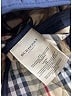 Burberry 100% Polyester Argyle Blue Jacket Size M - photo 9