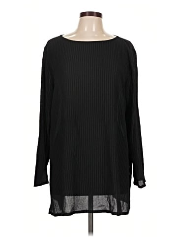 Eileen Fisher Long Sleeve Silk Top (view 1)