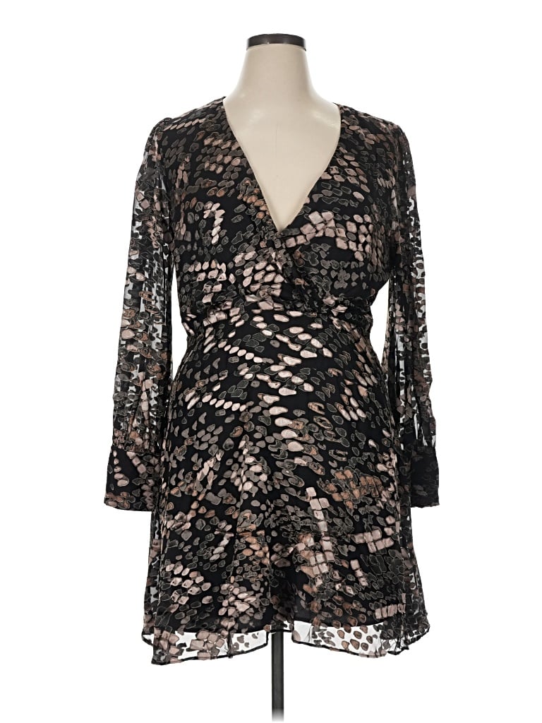 Pre-owned Adelyn Rae Cocktail Dress In Black