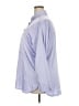 Ophelia Roe Solid Blue Long Sleeve Blouse Size 2X - photo 5