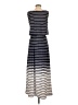 Robert Louis Stripes Gray Casual Dress Size S - photo 2