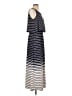 Robert Louis Stripes Gray Casual Dress Size S - photo 4