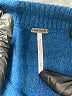 Free People 100% Cashmere Solid Blue Cashmere Pullover Sweater Size M - photo 7
