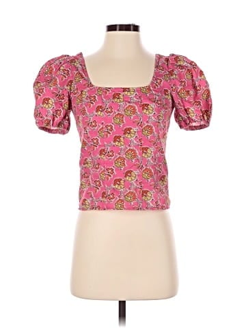 J.Crew Collection Short Sleeve Blouse (view 1)