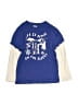 Hanna Andersson Blue Long Sleeve Top Size 6 - 7 - photo 1
